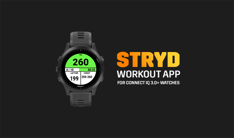 New Released: Execute power-based running workouts on your Garmin Watch