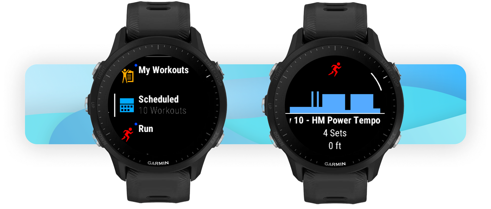 Garmin best sale 245 workouts