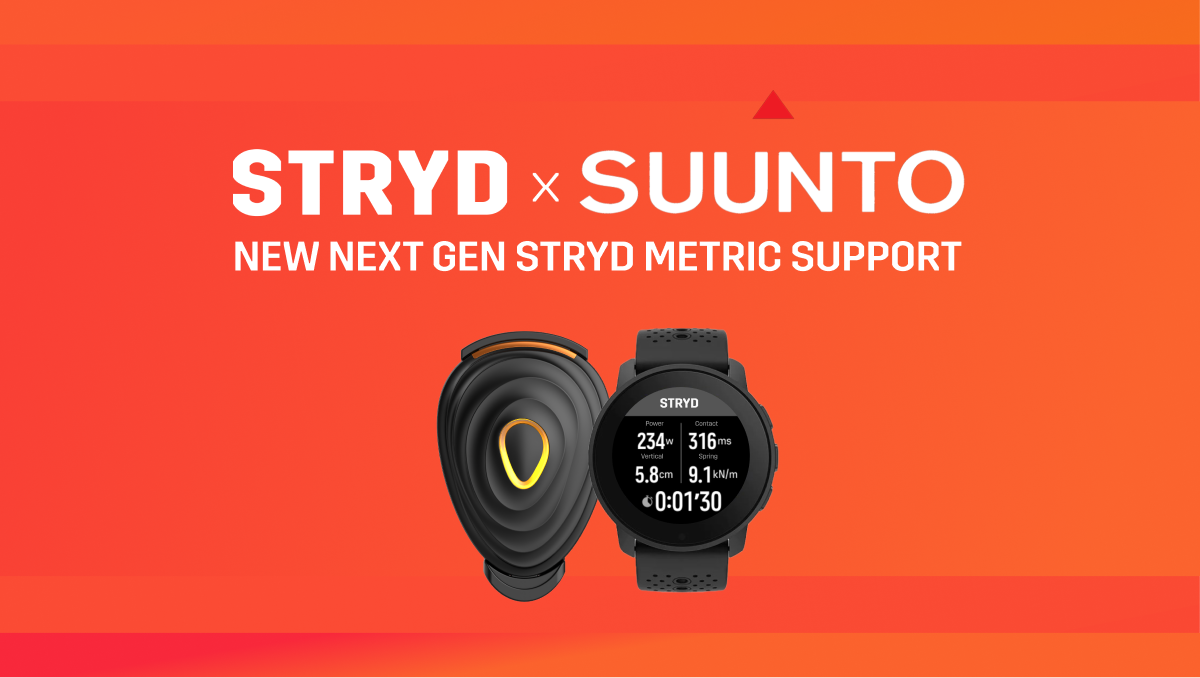 Suunto watch owners: Unleash the potential of the Next Gen Stryd with new metric support