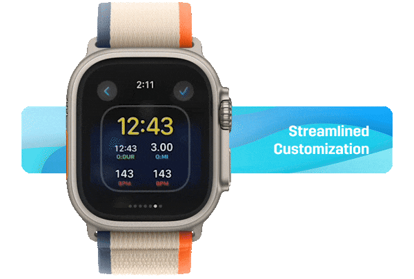New Stryd Update for Apple Watch | Streamlined Customization at Your Fingertips
