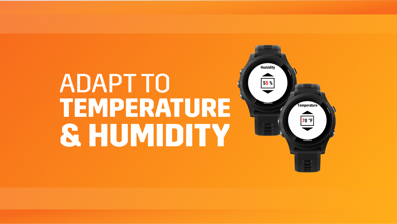 Automatically adjust workouts based on temperature & humidity conditions