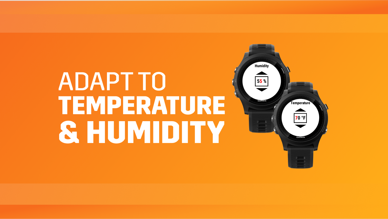 Automatically adjust workouts based on temperature humidity