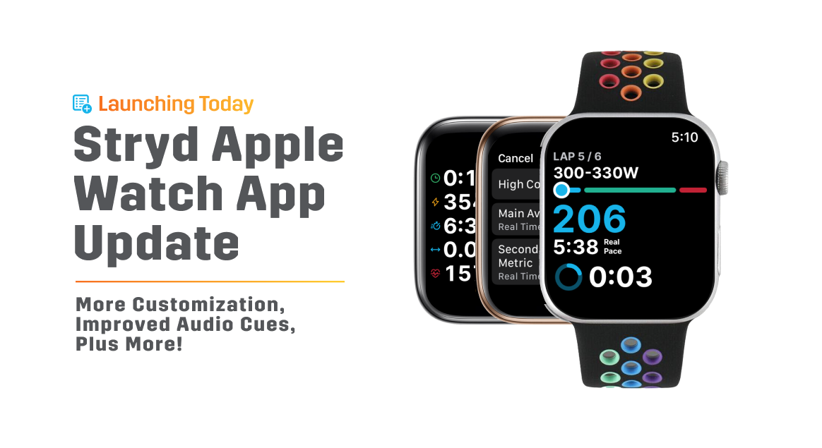 New Stryd Apple Watch App Update