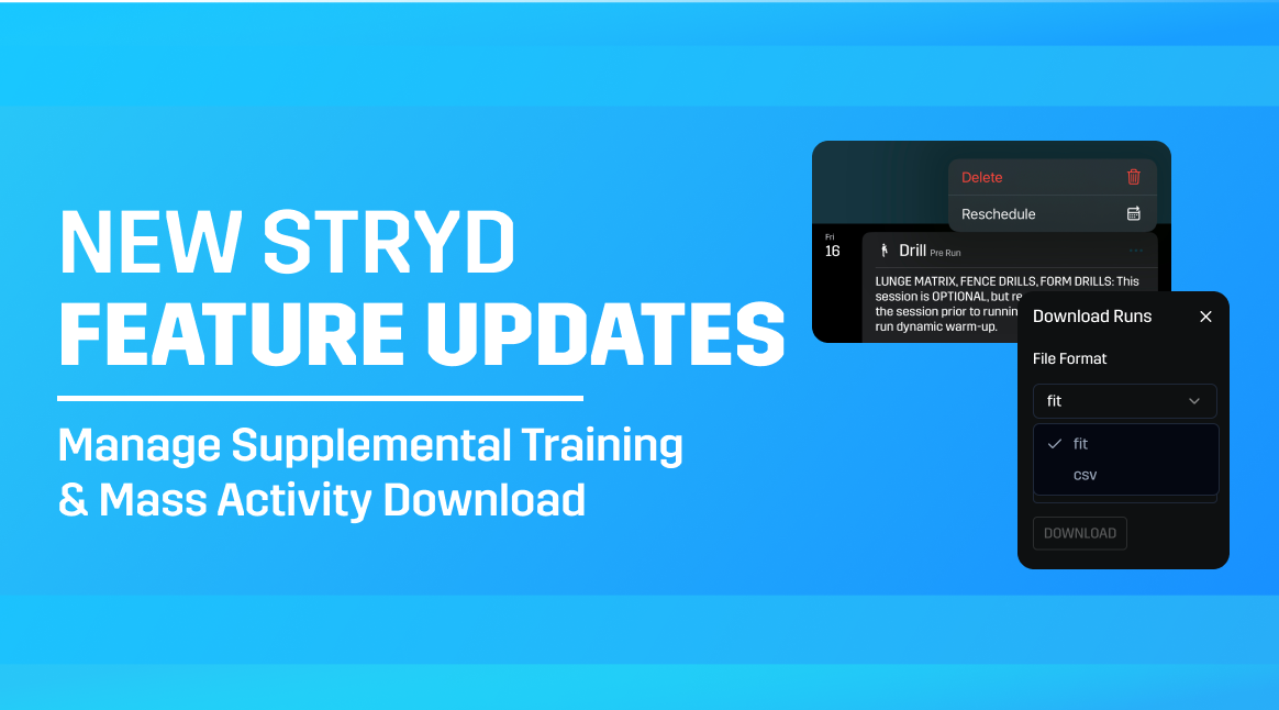 New Feature Updates: Manage Supplemental Training & Mass Activity Download