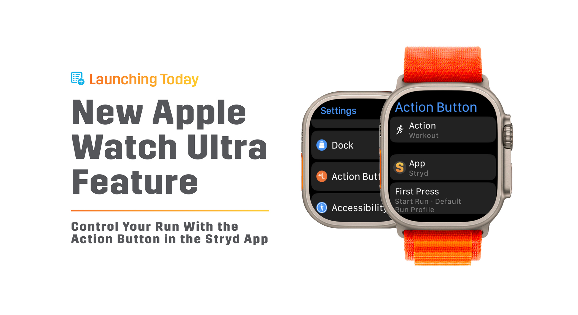 New Apple Watch Ultra Feature Control your run with the Action