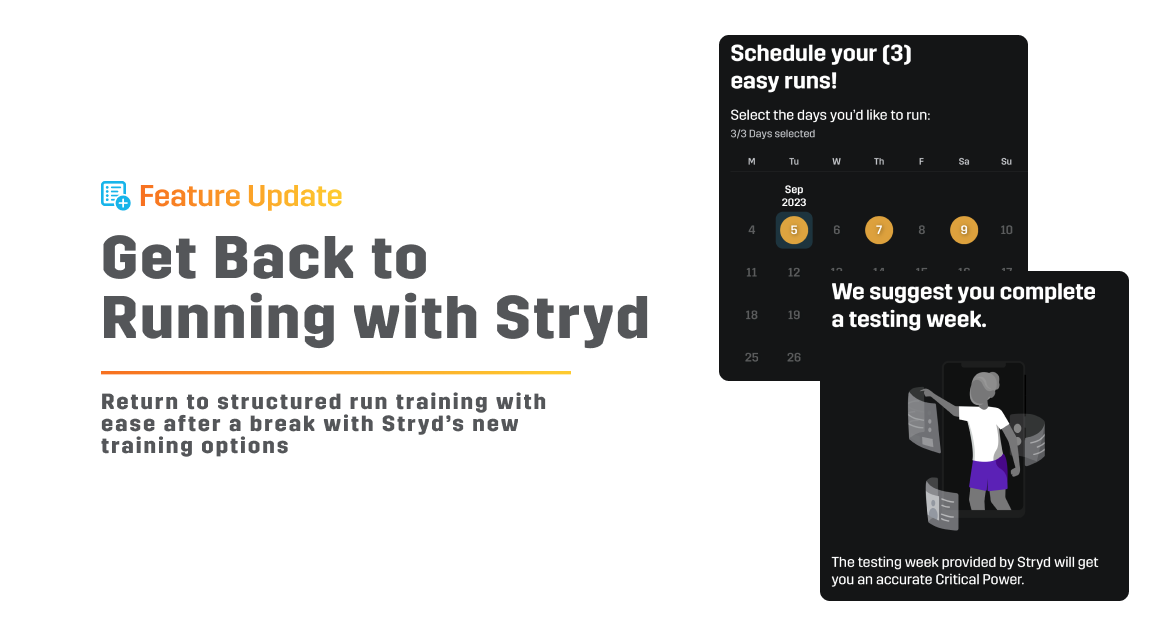 New Feature: Easily Resume Your Structured Run Training After a Break