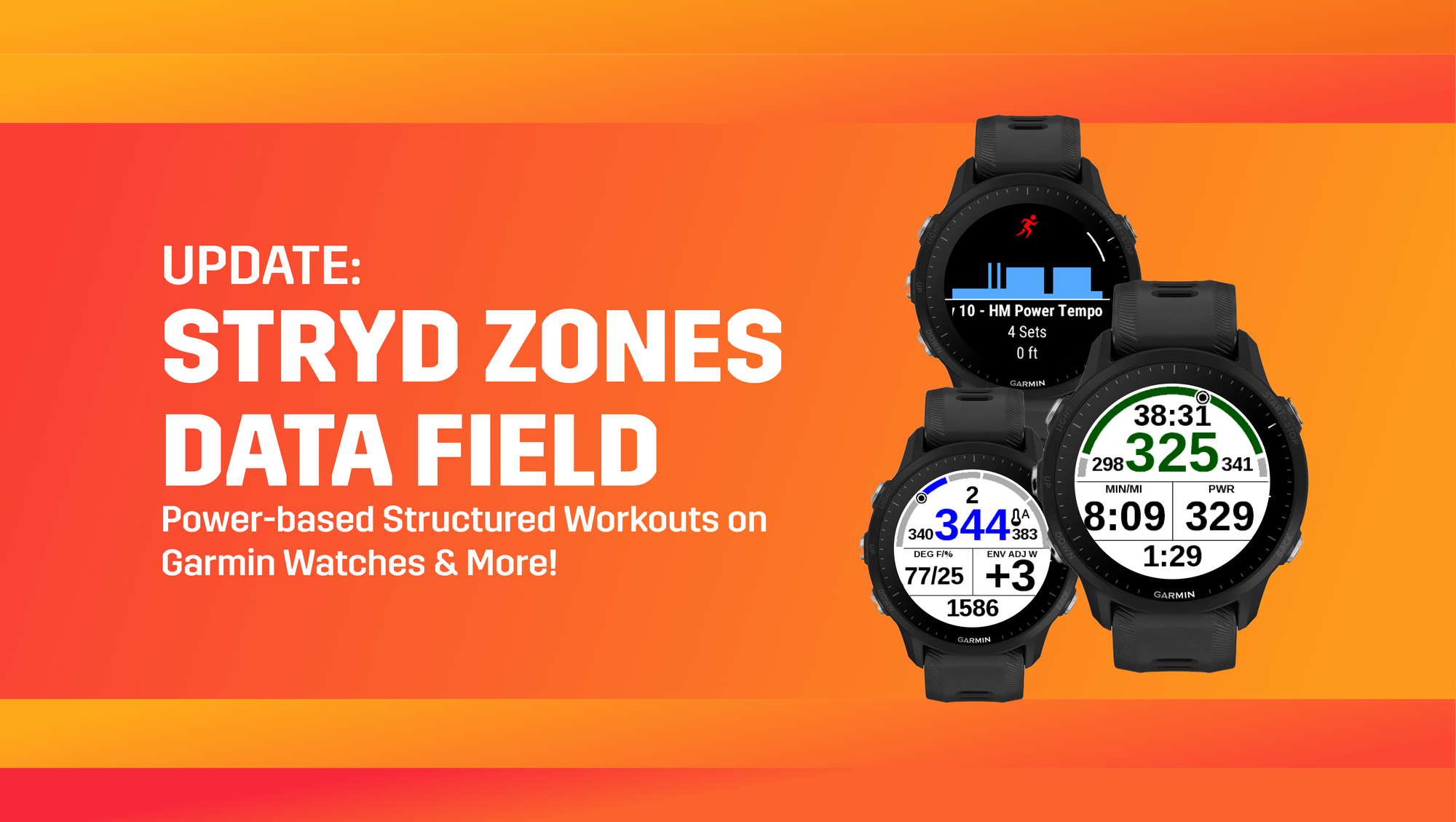 New Update for Garmin Watches Execute Your Power Based Workouts