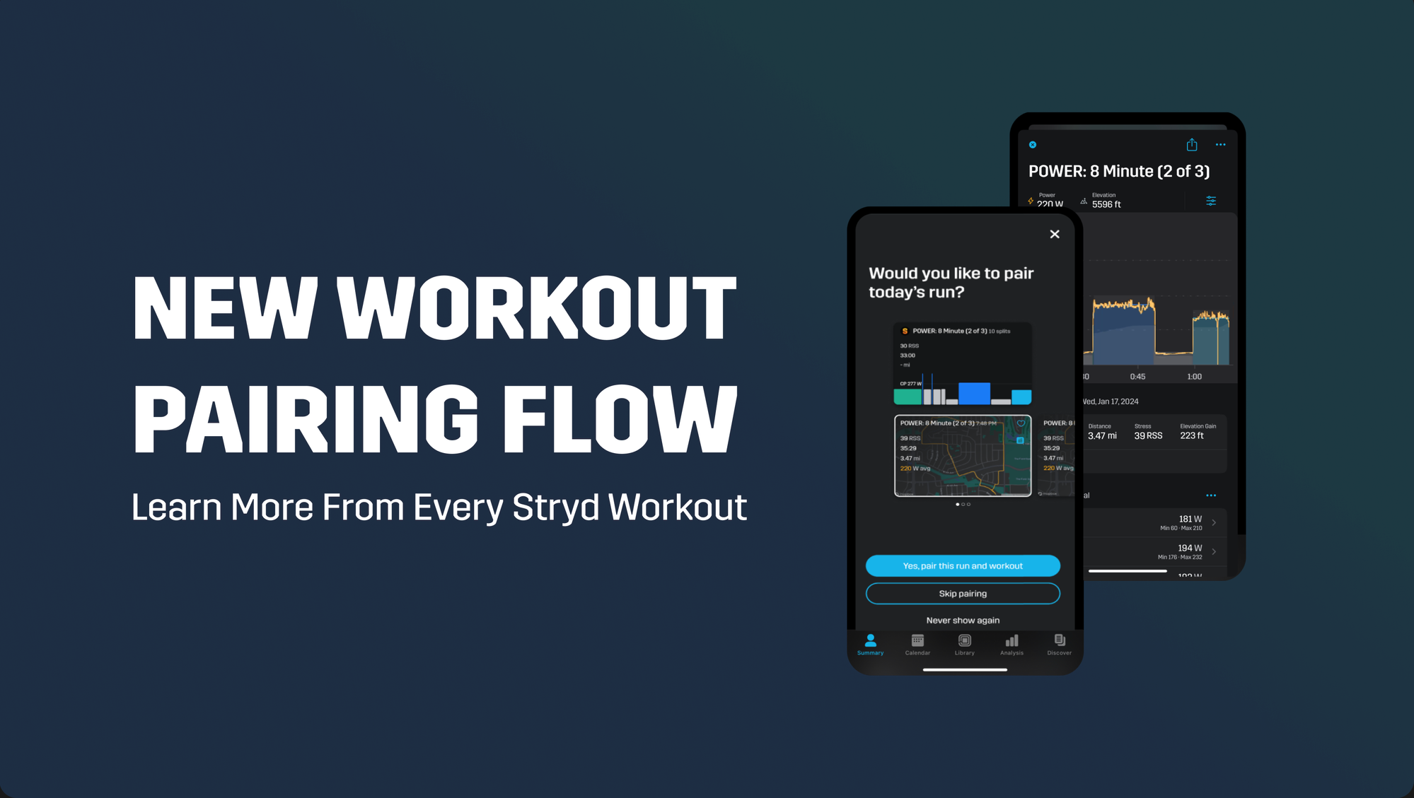 Learn More From Every Workout: New Update Makes Workout Pairing Easy