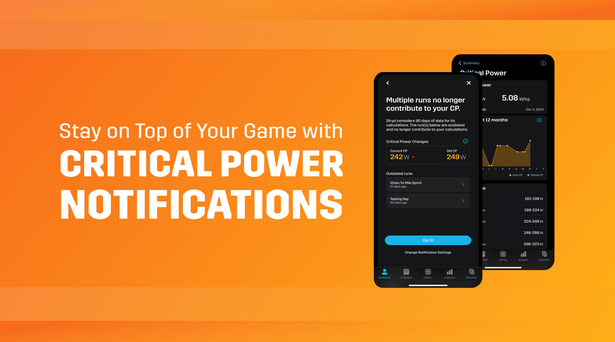 Stay on Top of Your Game with Critical Power Notifications