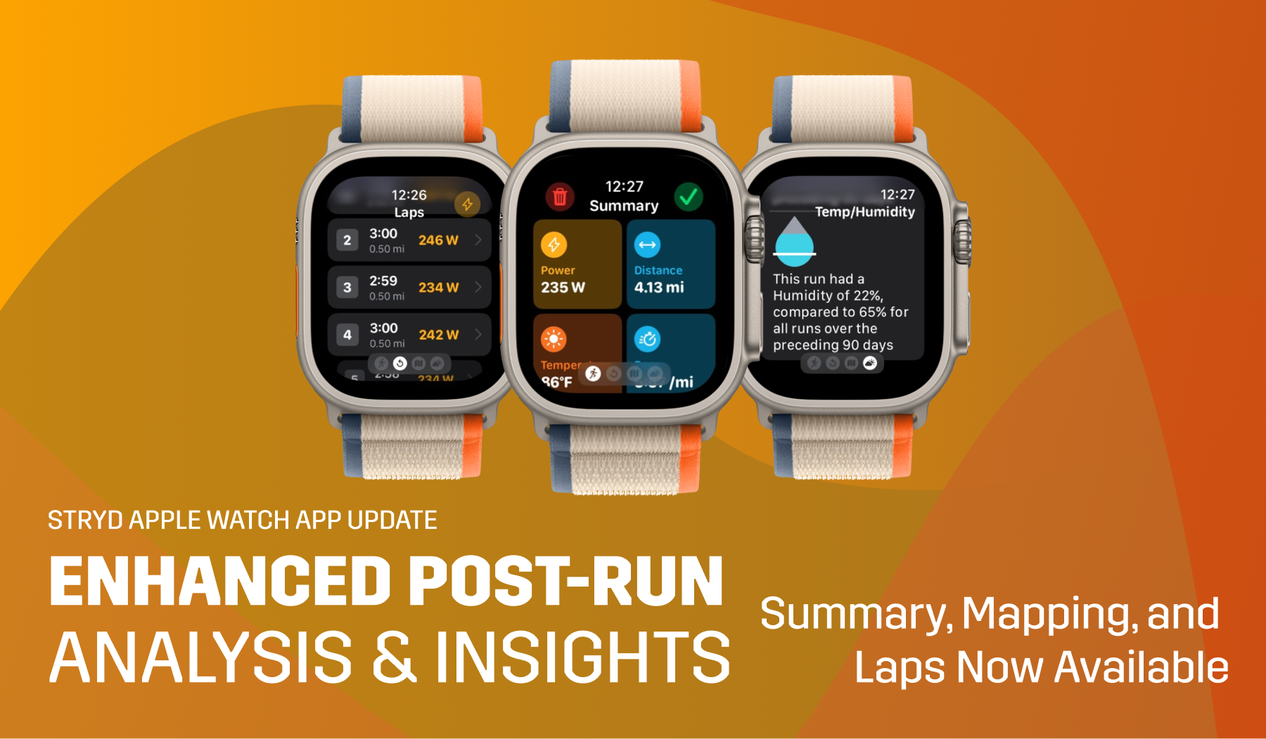 Enhanced Post Run Analysis and Insights on Stryd s Apple Watch App Summary Mapping Laps and More