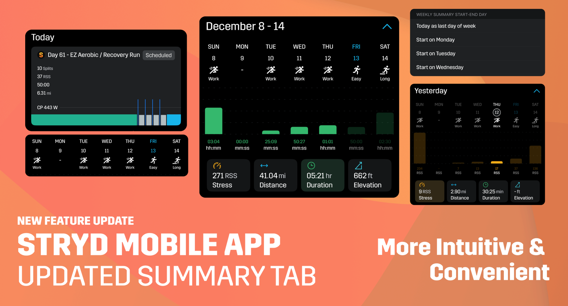 Introducing a More Intuitive Summary Tab in the Stryd mobile app