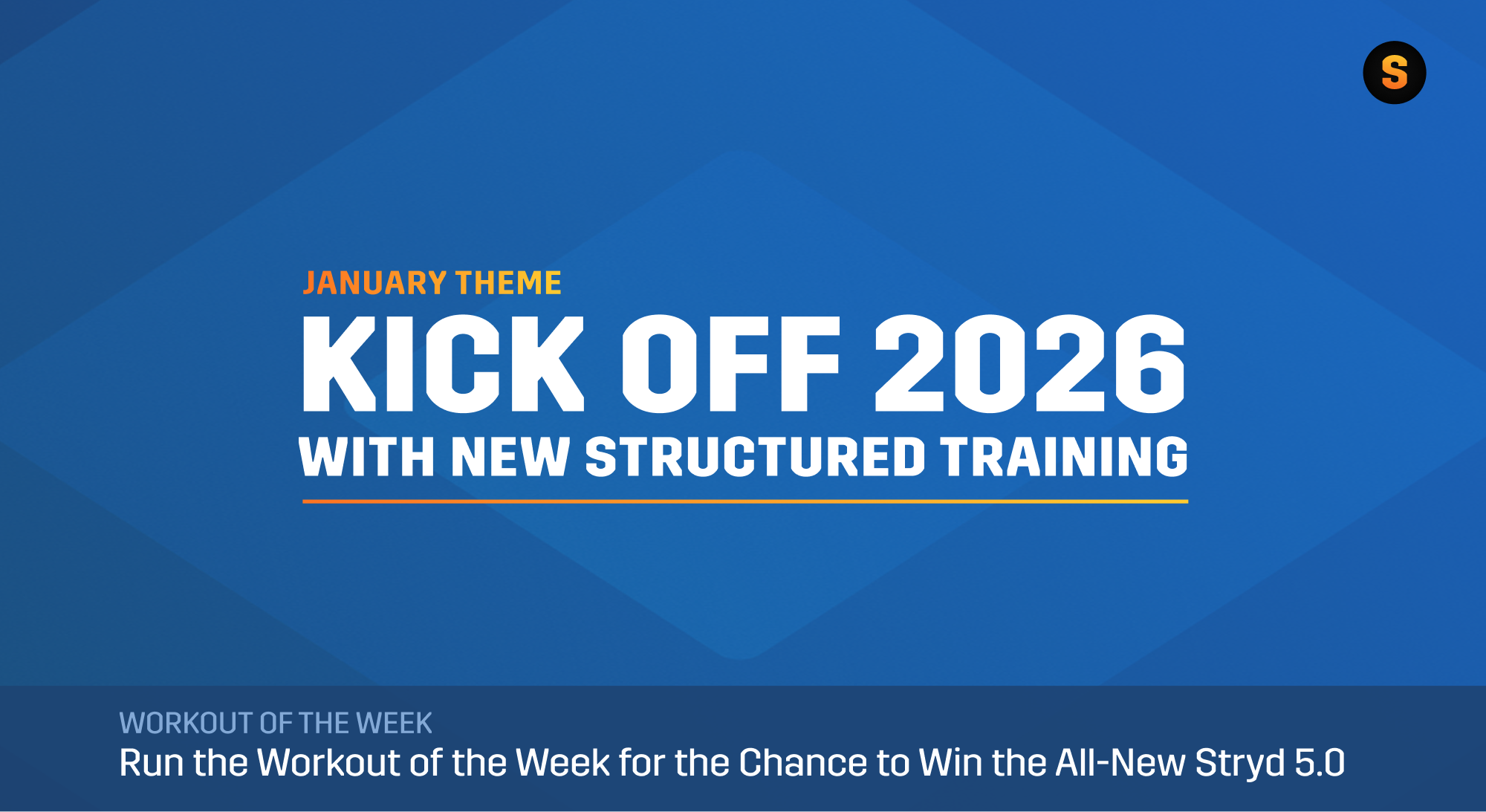 Kick Off the New Year with New Workouts and a Chance to Win a New Stryd 5.0!