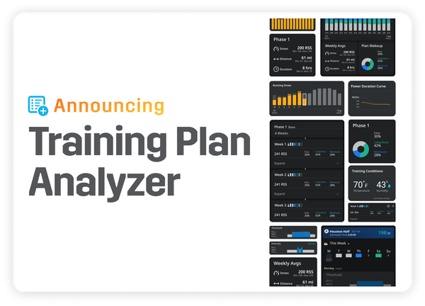 New Feature: Track your training plan progress with the Training Plan Analyzer