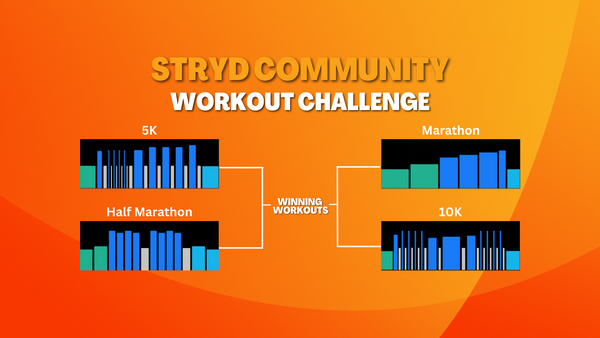 The results from the Stryd Community Workout Challenge are in!