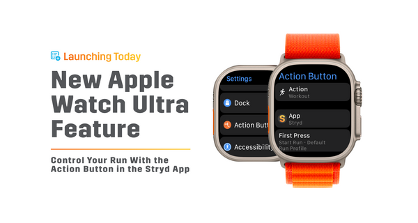 New Apple Watch Ultra Feature: Control your run with the Action Button in the Stryd App