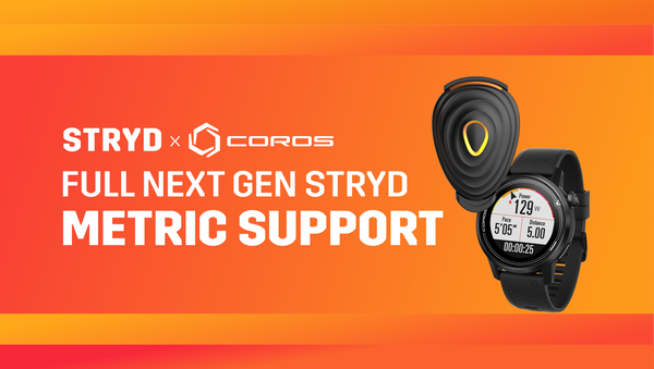 Compatibility Update: COROS Provides Full Next Gen Stryd Metric Support!