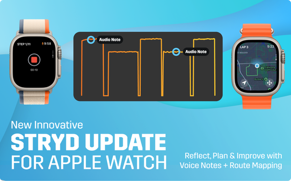 Voice Notes and Route Mapping: Major Update to Stryd's Apple Watch App
