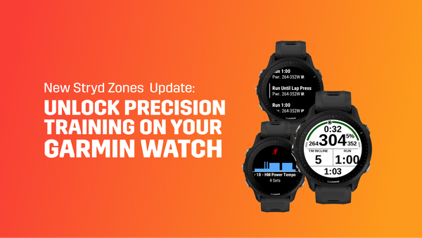 Unlock Precision Training with the Latest Stryd Zones Update for Garmin Watches