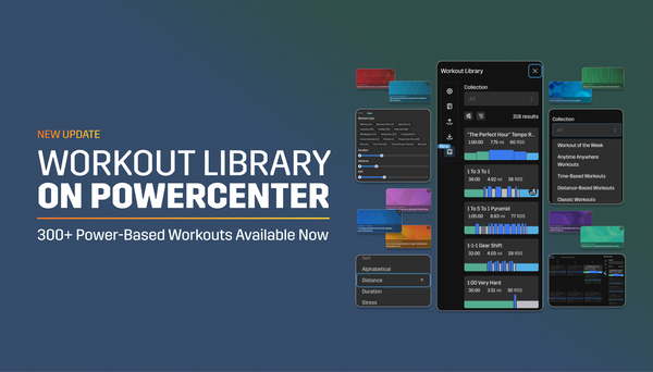 Level Up Your Training with 300+ Power-Based Workouts Available Now on PowerCenter