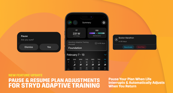 Closer Look | New Pause & Resume Plan Adjustments in Adaptive Training